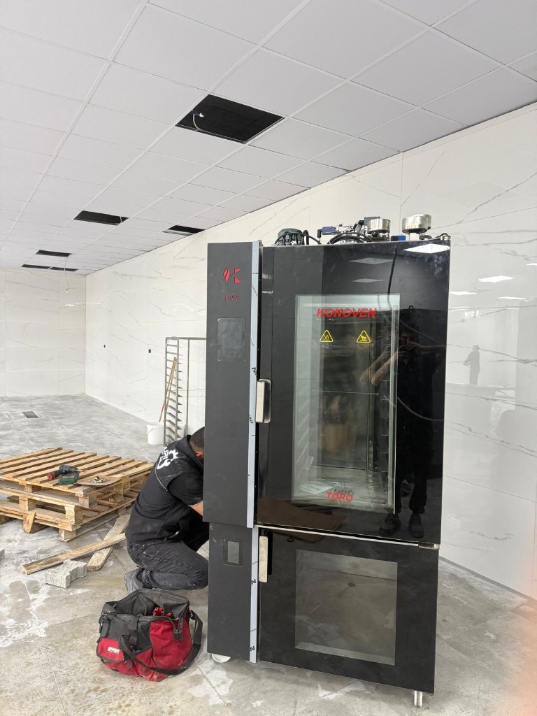 Konoven Toro döner fırın yerinde montaj ve hizalama