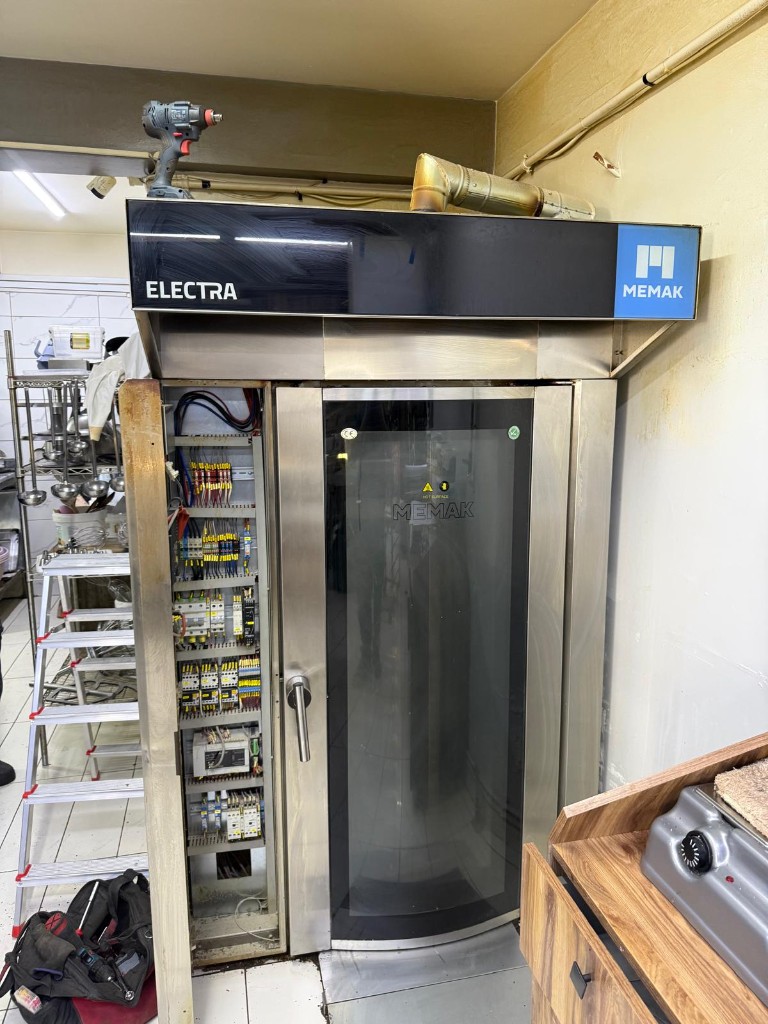 Memak Electra döner fırın elektrik panosu ve kontaktör bakımı